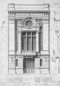 Panorama Français facade design by Charles Garnier c1880 - Leniaud 2003 p72