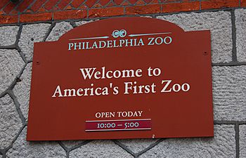 Philadelphia Zoo Welcome Sign 2701px