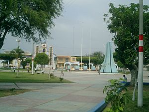 Main square in Zarumilla