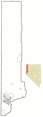 Location of Poeville, Nevada