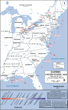 Principal Campaigns of the War of 1812