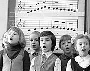 RIAN archive 24089 The youngsters singing