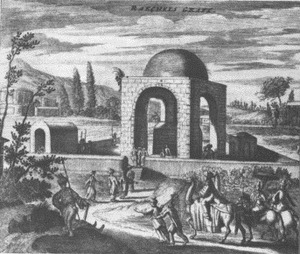 Rachel's tomb, 17th-century engraving