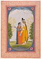 Radha and Krishna Exchange Clothes LACMA M.80.232.4
