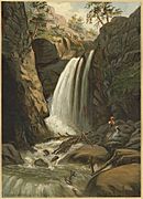 Rainbow Falls, Ute Pass, Colorado (Boston Public Library)