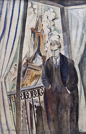 Robert Delaunay - le poète Philippe Soupault
