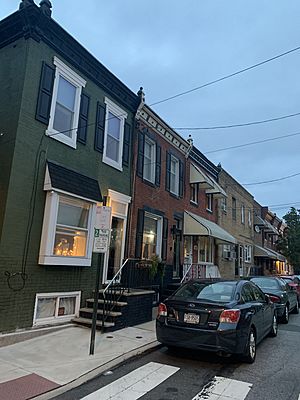 Row homes, Lower Moyamensing Philadelphia