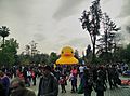 Rubber Duck in Santiago Chile