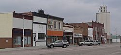 Downtown Rushville: west side of north Main Street