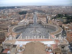 Saint Peter's Square from the dome