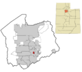 Salt Lake County Utah incorporated and unincorporated areas White City highlighted