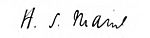 Signature of Sir Henry James Sumner Maine.jpg