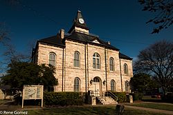 The Somervell County Courthouse in Glen Rose