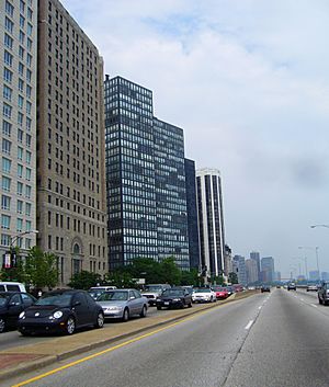Streeterville portion of Lake Shore Drive