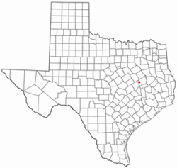 Location of Marquez, Texas