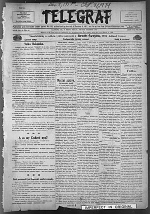 Telegraf 1917-12-08 cover page