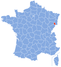 Territoire de Belfort-Position