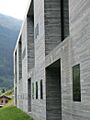 Therme Vals wall structure, Vals, Graubünden, Switzerland - 20060811