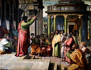 V&A - Raphael, St Paul Preaching in Athens (1515)