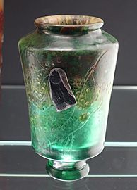 Vase, Emile Galle, Nancy, c. 1898, glass - Bröhan Museum, Berlin - DSC03963