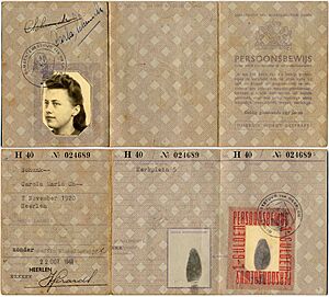 WWII netherlands persoonsbewijs