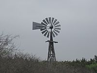 Wooden windmill in Real County, TX IMG 1851