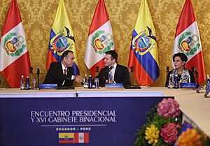 XVI GABINETE BINACIONAL ECUADOR-PERÚ 2025. QUITO, 12 DE DICIEMBRE DE 2025. - 54979923416