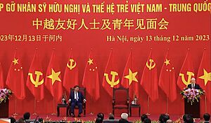 Xi Jinping and Nguyễn Phú Trọng 2023