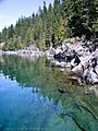 '10 cyrstal clear water, can see to the bottom, near the Molly Hughes mine - panoramio