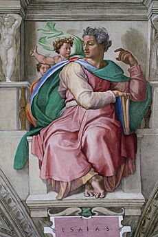 'Isaiah Sistine Chapel ceiling' by Michelangelo JBU36FXD