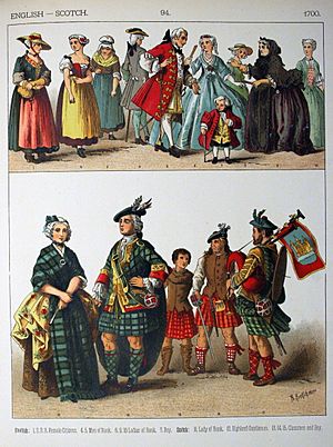 1700, English- Scotch. - 094 - Costumes of All Nations (1882)