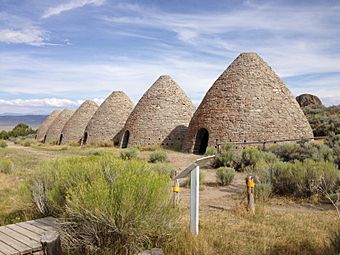 2014-08-11 16 11 24 Ovens in Ward Charcoal Ovens State Historic Park.JPG