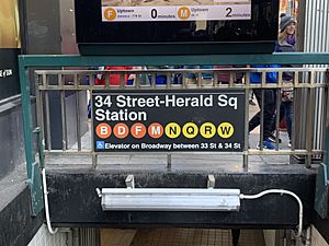 34th Street-Herald Square entrance