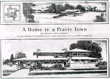 A Home In A Prairie Town - Ladies Home Journal Feb 1901 Detail