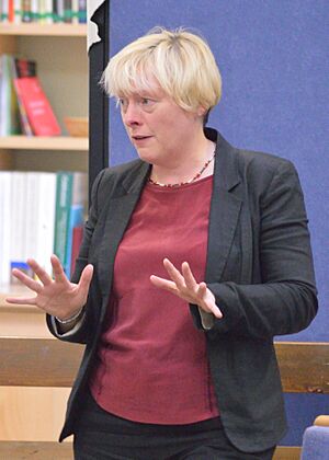 Angela Eagle, speaking in 2015