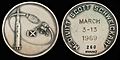 Apollo 9 Flown Silver Robbins Medallion (SN-260)