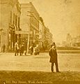 Bay Street, west, Jacksonville, Fla, from Robert N. Dennis collection of stereoscopic views detail