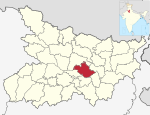 Bihar district location map Begusarai.svg