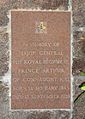 Braemar, Mar Lodge Estate, St Ninian's Chapel - wall plaque 04