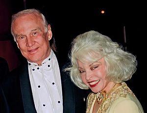 Buzz Aldrin and wife the late Lois Driggs 2 (48426304911)