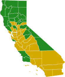 California Democratic Presidential Primary Election Results by County, 2016