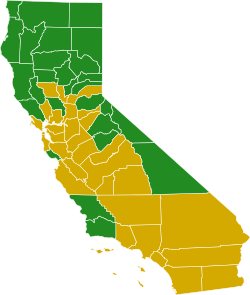 California Democratic Presidential Primary Election Results by County, 2016