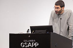 Cameron Rowland giving a lecture at Columbia GSAPP.jpg