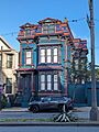 Charles L. Hinkel House and Carriage House, exterior, San Francisco (January 2024) 01