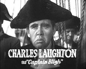 Charles Laughton in Mutiny on the Bounty trailer