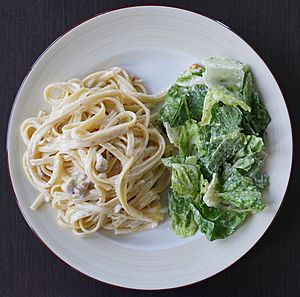 Chicken fettuccine alfredo