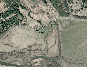 Aerial view of Clover Creek, Virginia