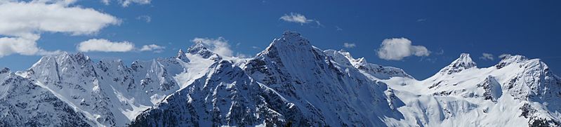 Colonial Peak from Ruby Mountain