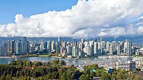 Downtown Vancouver skyline from Fairview