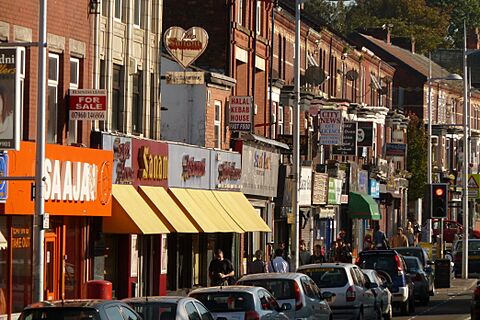 Curry Mile in Rusholme